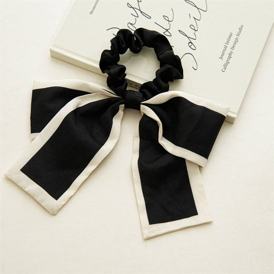 Retro Ribbon Bow Hair Tie
