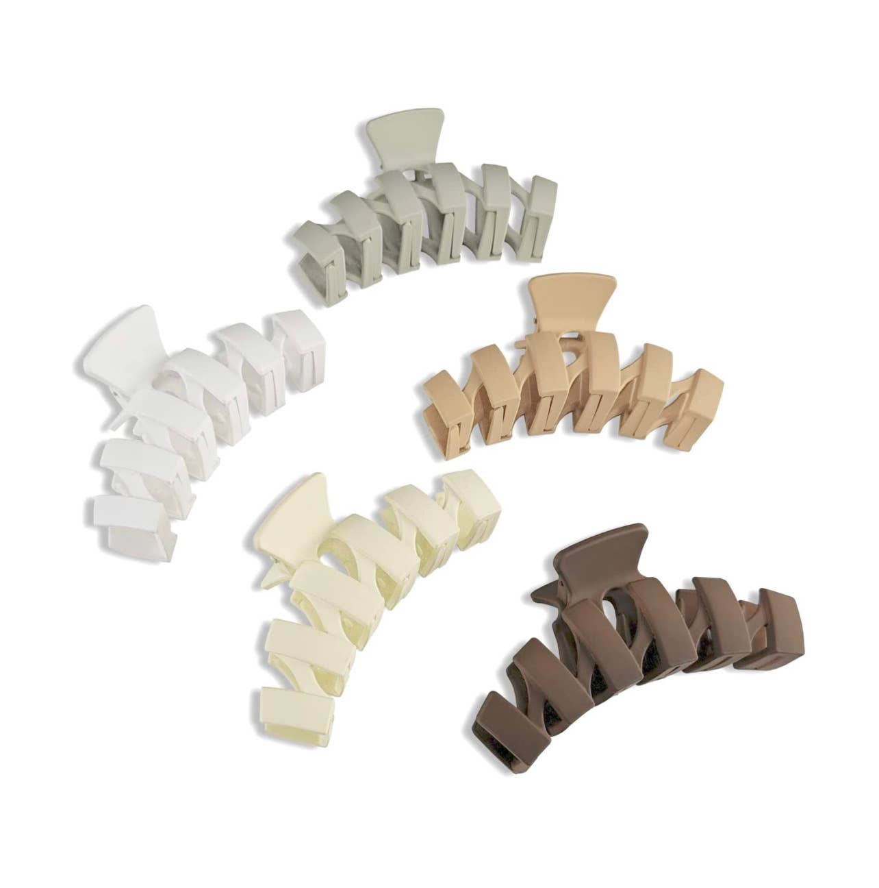 Large Zig Zag Hair Claw Clip