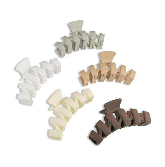 Large Zig Zag Hair Claw Clip