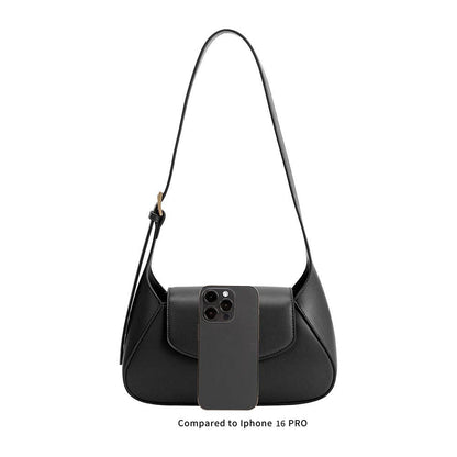 Melody Black Recycled Vegan Shoulder Bag