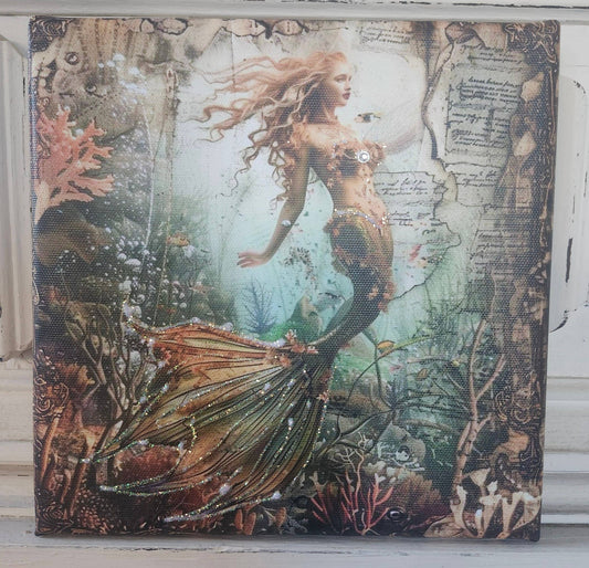 Canvas Wall Art Gorgeous Mermaid