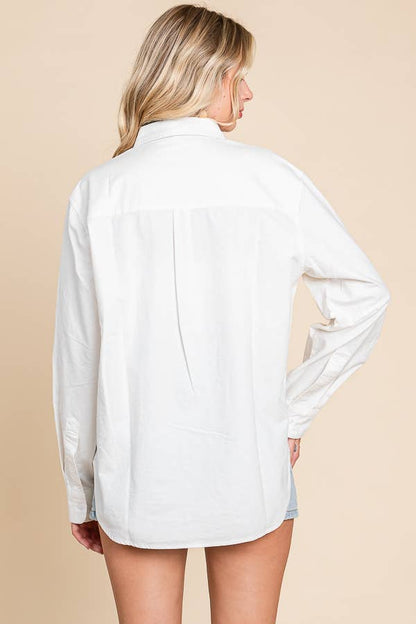 Classic Button-Down Oversized Shirt