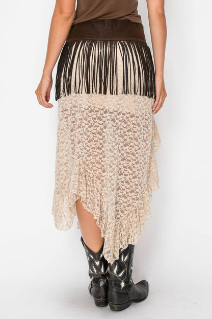 Western Fringe Statement Belt