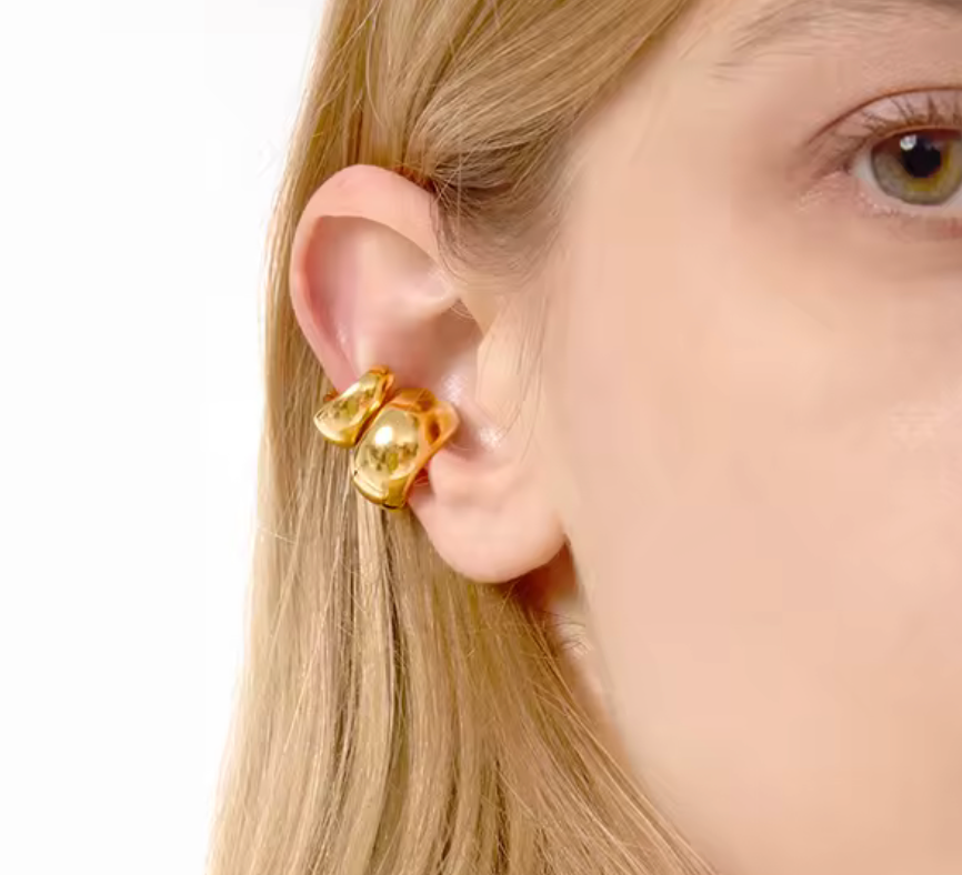 Ear Cuff- PVD Waterproof `18K gold