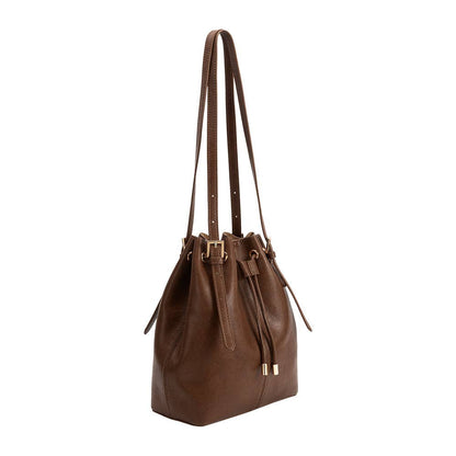 Sally Espresso Recycled Vegan Shoulder Bag