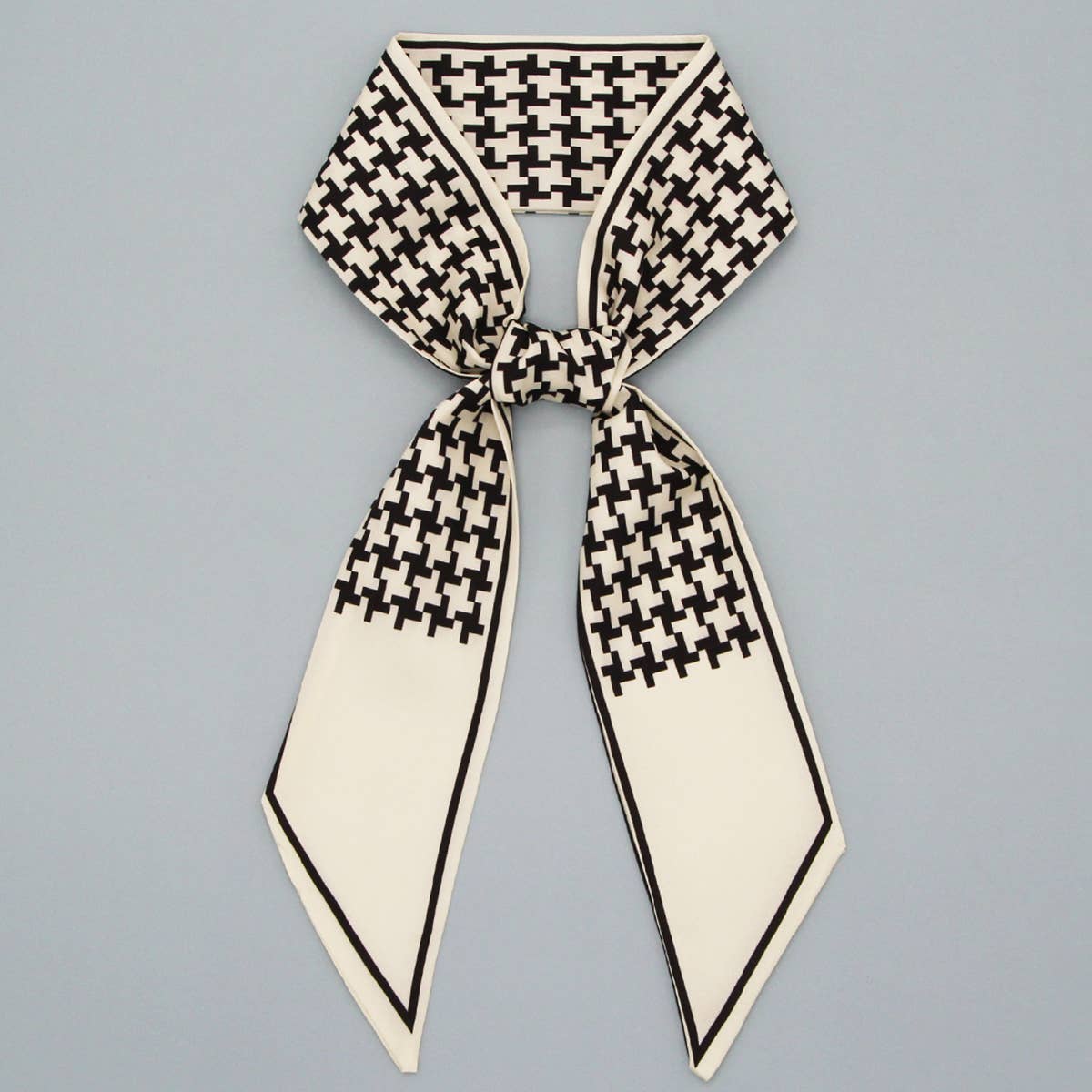 Floral Scarf Hair Tie Ribbon