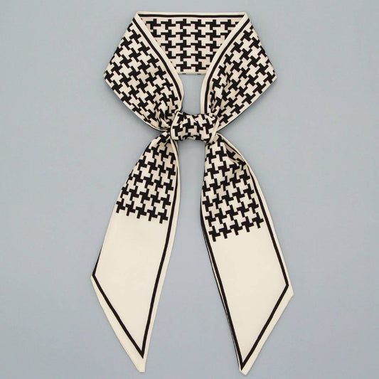 Floral Scarf Hair Tie Ribbon