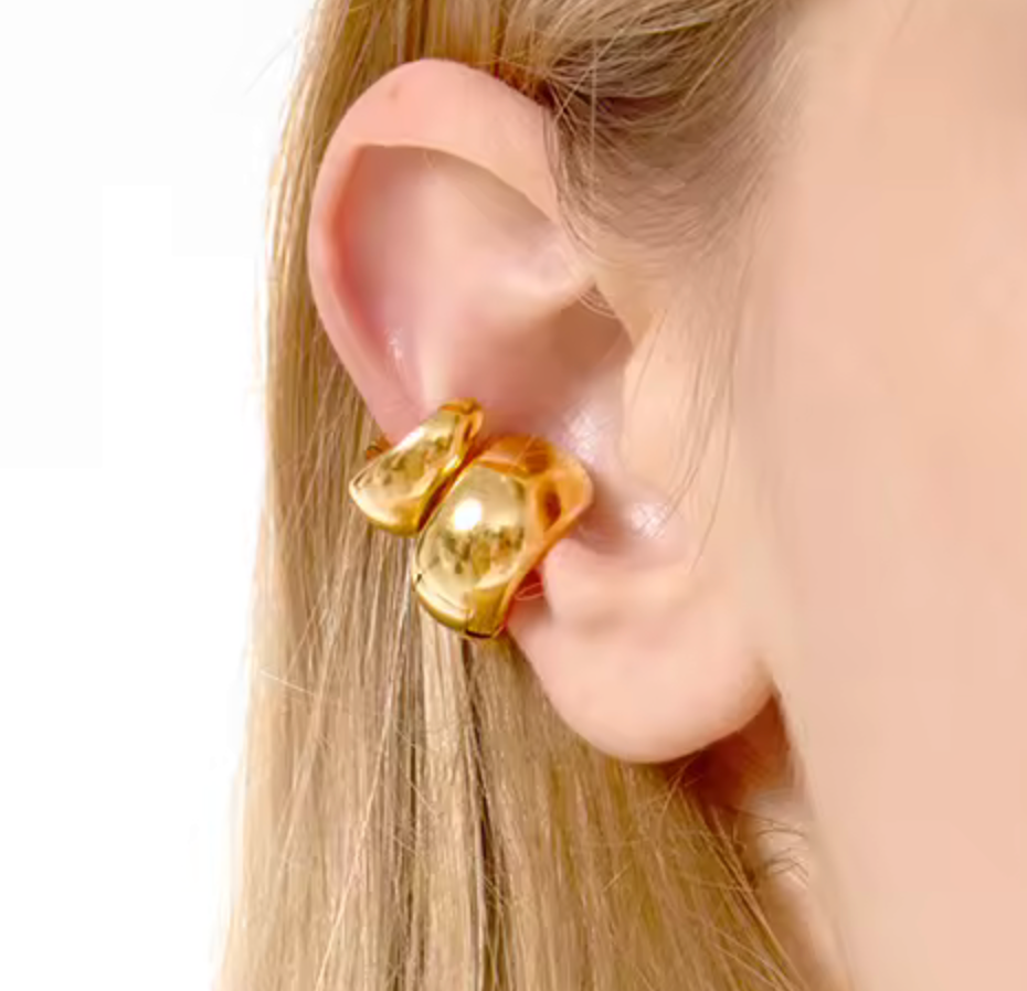 Ear Cuff- PVD Waterproof `18K gold