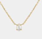 Solitaire Collection-14K gold Necklace layers 