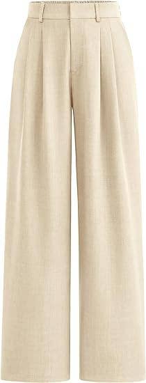 High Waist Wide Leg Trousers