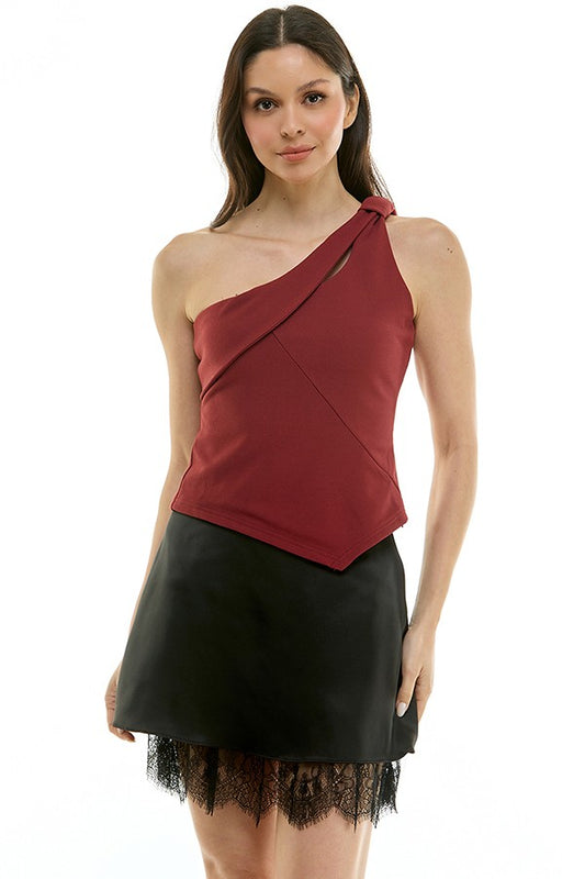 Knit Asymmetrical Top