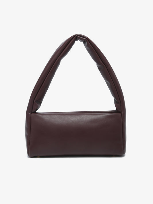 Bordeaux Vegan Leather Shoulder Bag