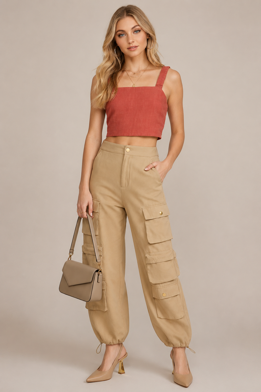 Cotton Cargo Pants