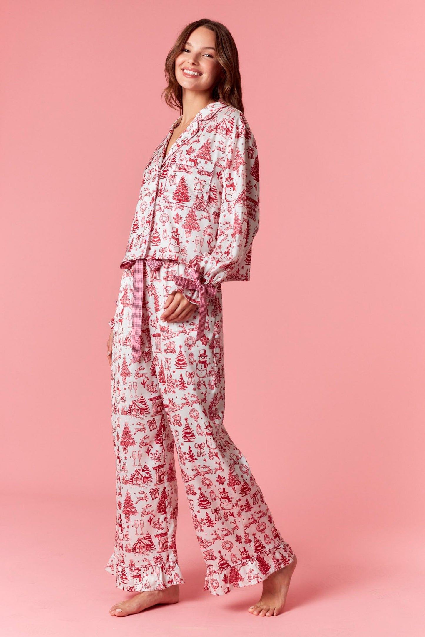 Christmas Red Pant set