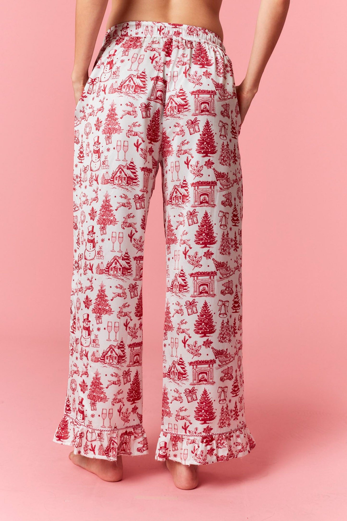 Christmas Red Pant set