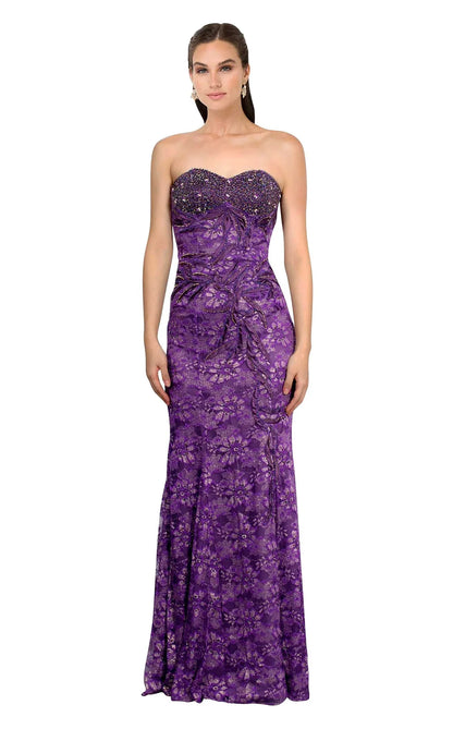 Formal Gown in Eggplant