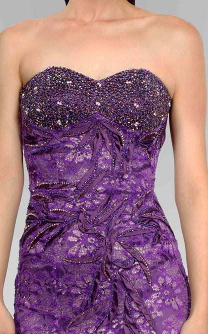 Formal Gown in Eggplant