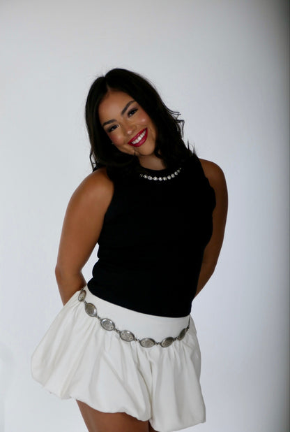 Bubble Skirt - White