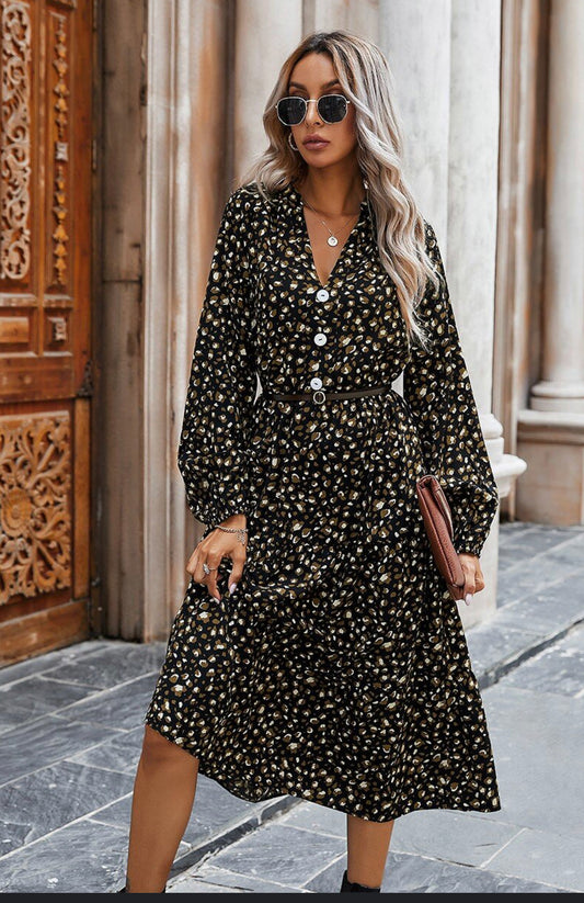 Leopard Print Dress - donation