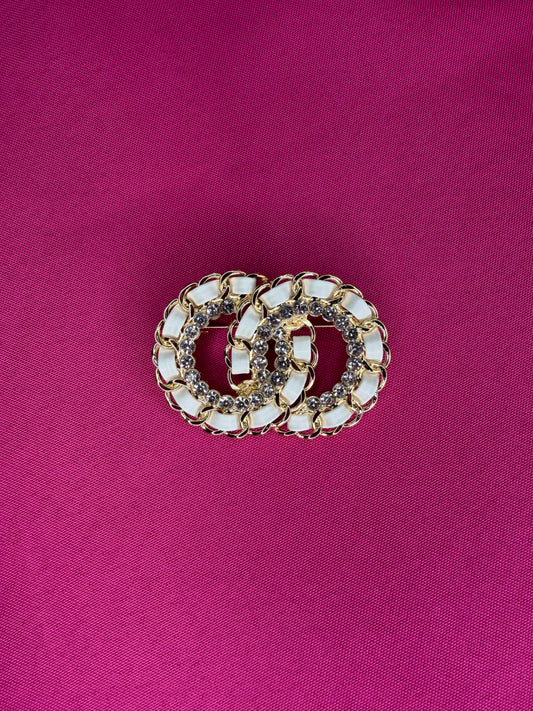 Double Circle Brooch