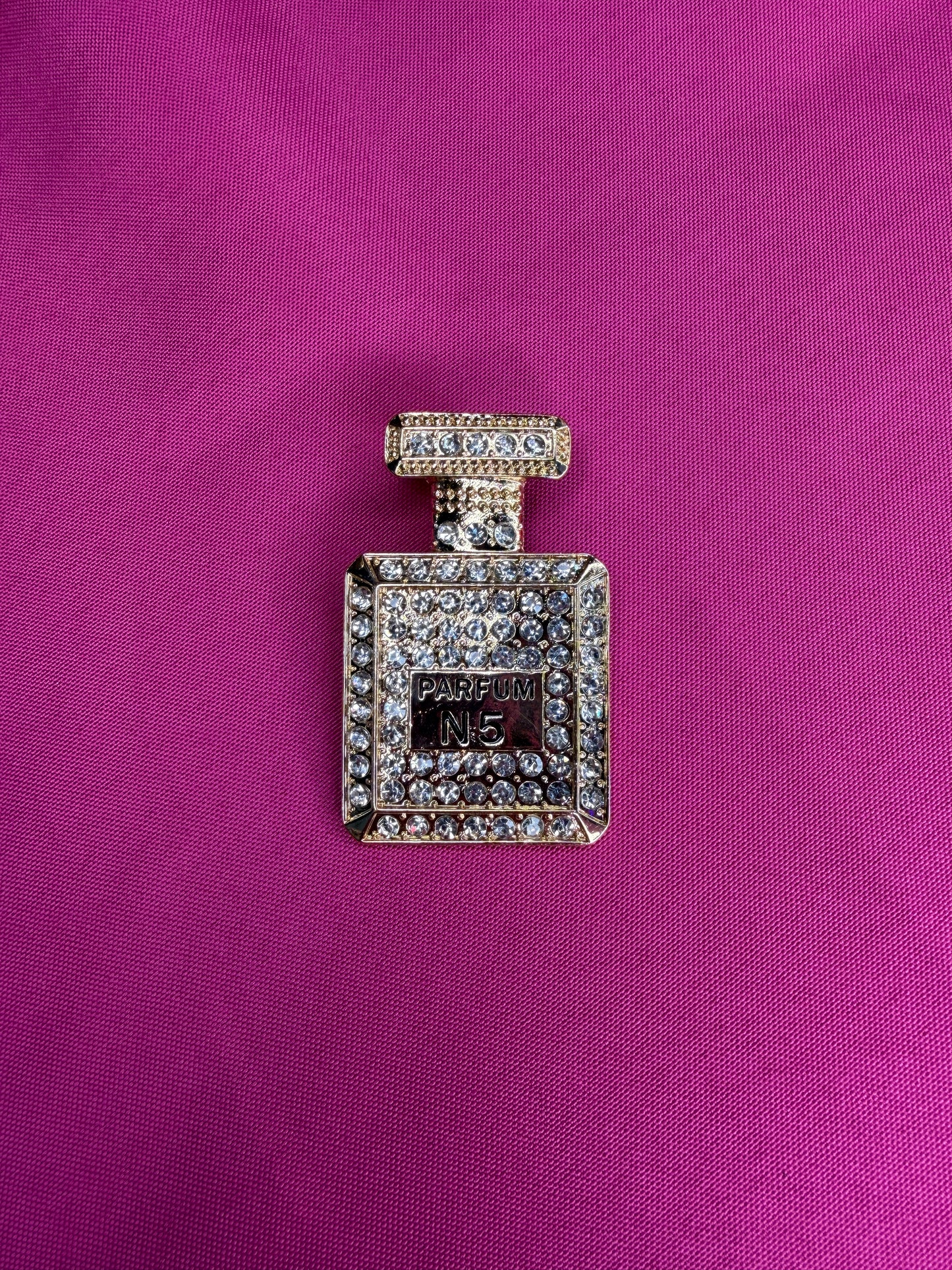 Perfume Rhinestone Brooch
