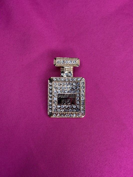 Perfume Rhinestone Brooch