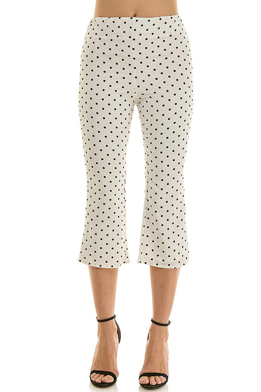 Polka Dot Capri Pant