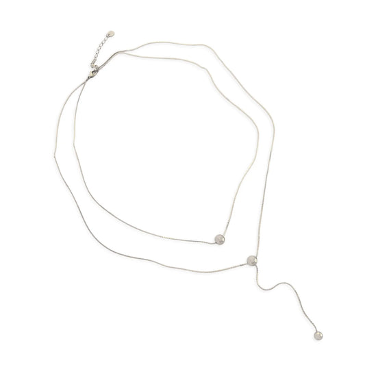 Double Layer Bead Necklace