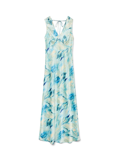 Seline Alba Watercolor Maxi Dress