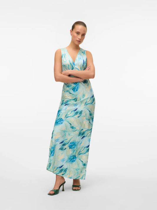 Seline Alba Watercolor Maxi Dress