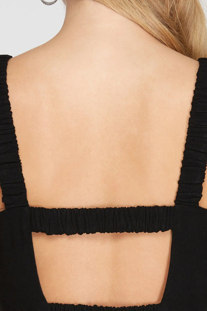 Cami Crop Linen Top