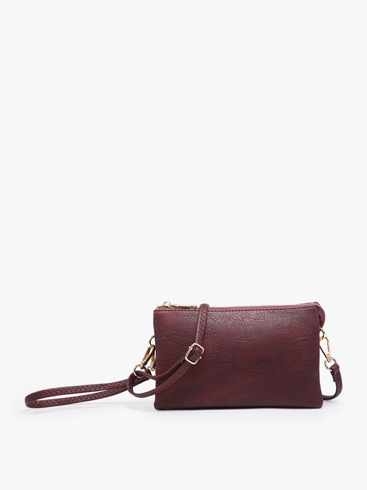 Riley 3 Compartment Crossbody/Wristlet