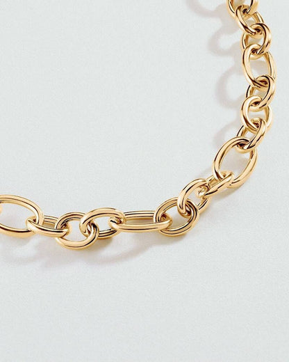 Paperclip 14k Plated Chain