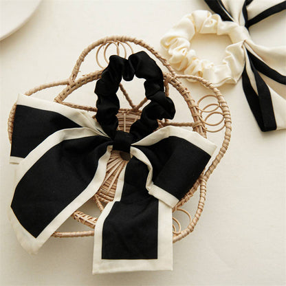 Retro Ribbon Bow Hair Tie