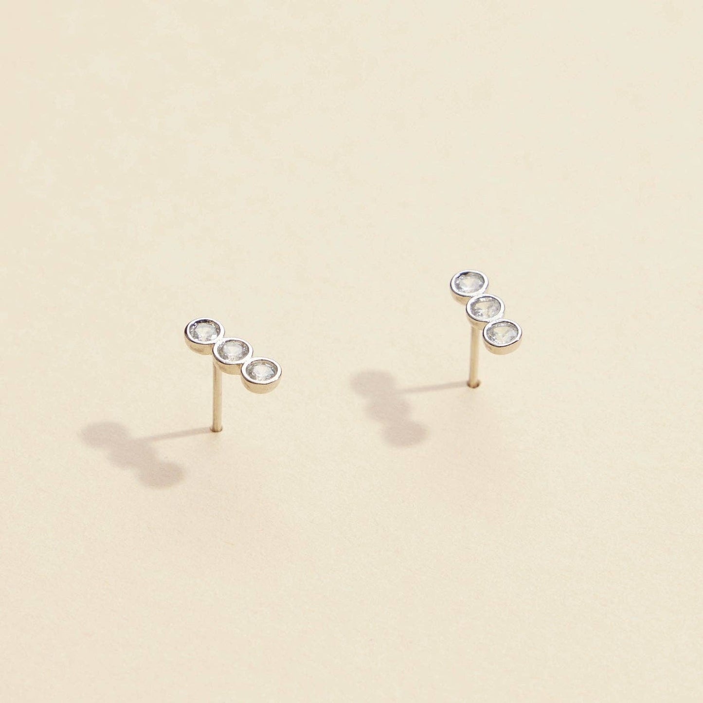 Elegant Three Linked Rhinestone
