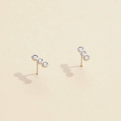 Elegant Three Linked Rhinestone