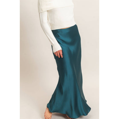 Satin Maxi Skirt