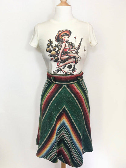 La Valiente Fitted Tee in Ivory