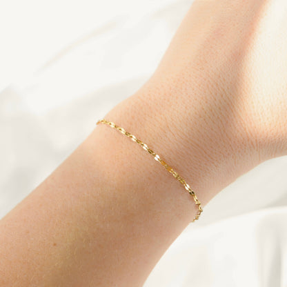 Dainty Gold Bracelets - Waterproof Chain Bracelets for Women