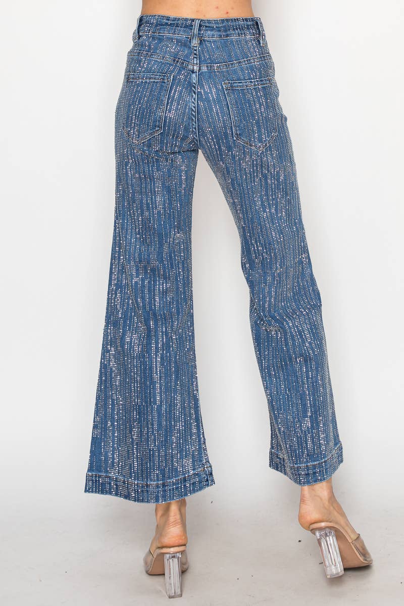 Bling Wide Leg Jean