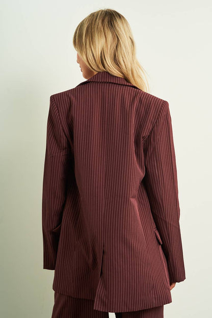 Pinstripe Blazer