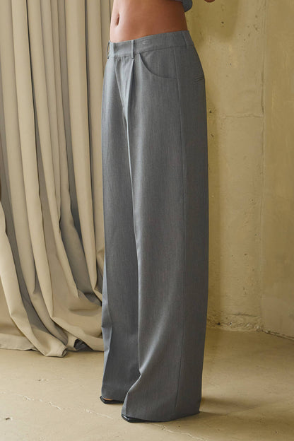 Woven Wide Slack Pants