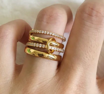 Multi Band Eternity Ring