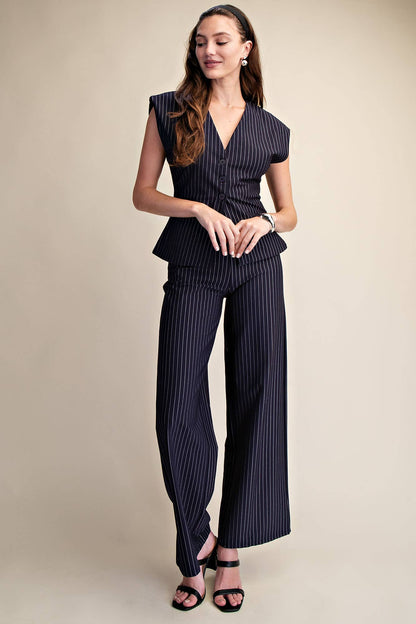 Pinstripe Vest