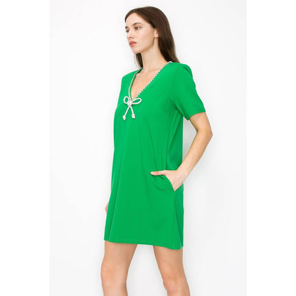 Apple Green Mini Dress