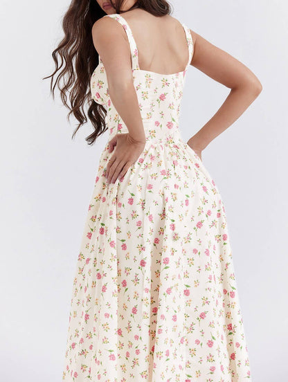 Corset Floral Sun Dress