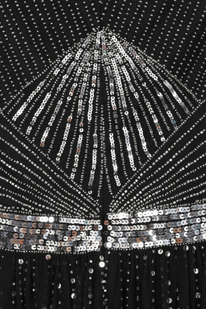 Ula Black Embellished Cape Sleeve Maxi Dress: PETITE 8 / Black