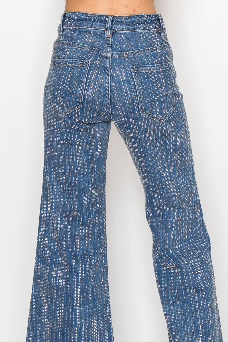 Bling Wide Leg Jean