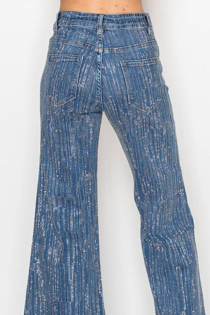 Bling Wide Leg Jean