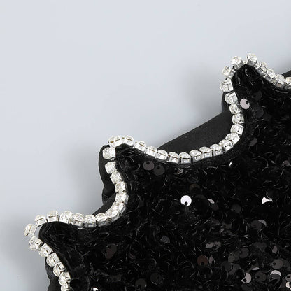 Sparkling Sequin One-Shoulder Long Sleeve Party Dress